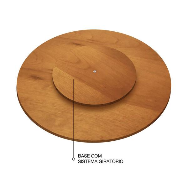 Prato giratório laminado para servir na mesa 80 cm - Decore Casa Imagem de Prato giratório laminado para servir na mesa 80 cm