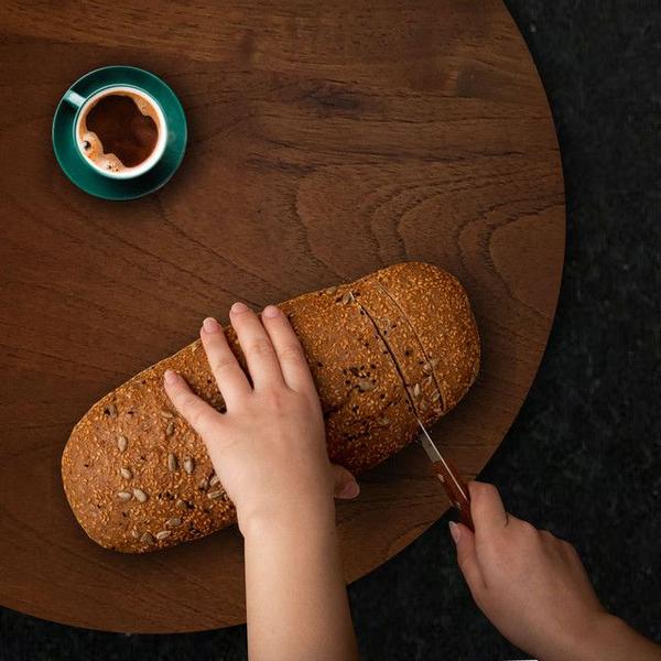Prato Giratório Sobrepor Sala De Jantar Castanho 70 Cm - Sanna Decor Imagem de Prato Giratório Sobrepor Sala De Jantar Castanho 70 Cm