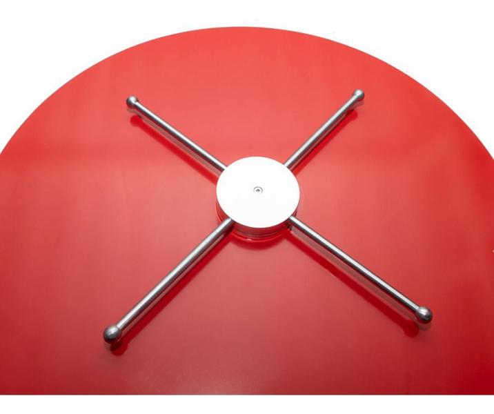 Prato Giratório Vidro Temperado 8Mm Vermelho 80Cm - Tuberias Imagem de Prato Giratório Vidro Temperado 8Mm Vermelho 80Cm