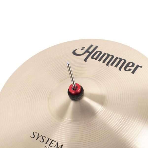 Imagem de Prato Hi-Hat 14 Polegadas Par Bronze Hammer System By Liverpool