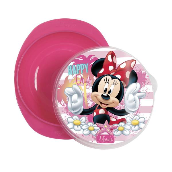 Prato Infantil Bowl Para Bebê Com Ventosa E Tampa Minnie - BabyGo Imagem de Prato Infantil Bowl Para Bebê Com Ventosa E Tampa Minnie