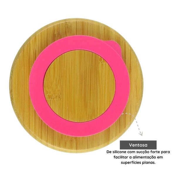 Prato Infantil De Bambu Ventosa 2Un - Turminha Alves Baby Imagem de Prato Infantil De Bambu Ventosa 2Un - Turminha Alves Baby