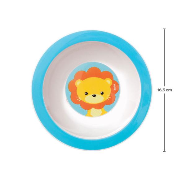 Prato Infantil Fundo Bowl 350 ml Animal Fruta P/ Microondas Buba Imagem de Prato Infantil Fundo Bowl 350 ml Animal Fruta P/ Microondas Buba