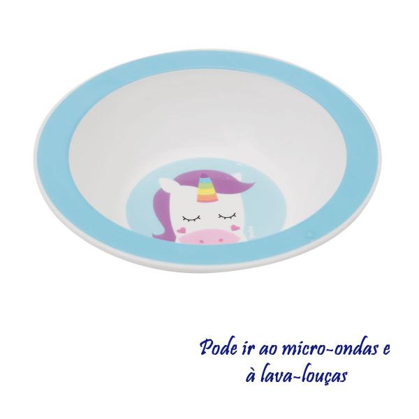 Imagem de Prato Infantil Fundo Bowl 350 ml Animal Fruta P/ Microondas Buba