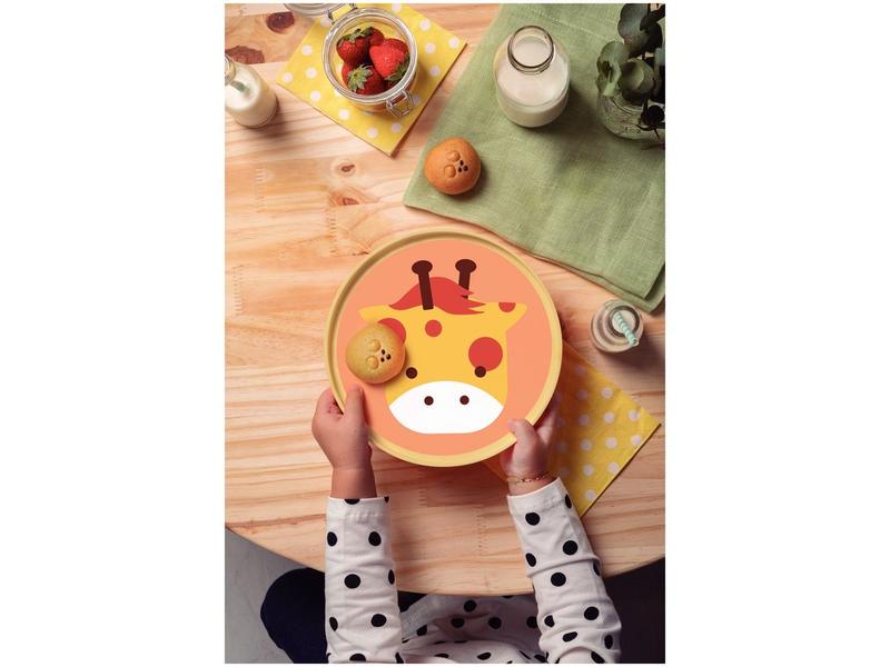 Prato Infantil Tramontina Girafa Baby Friends Imagem de Prato Infantil Tramontina Girafa Baby Friends