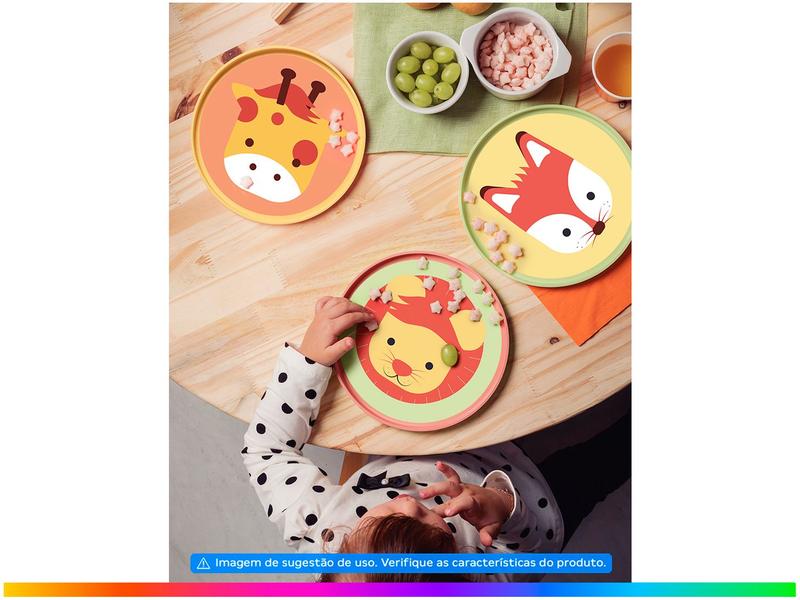 Prato Infantil Tramontina Girafa Baby Friends Imagem de Prato Infantil Tramontina Girafa Baby Friends