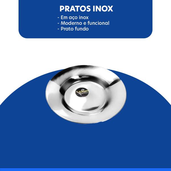 Imagem de Prato Inox 20CM