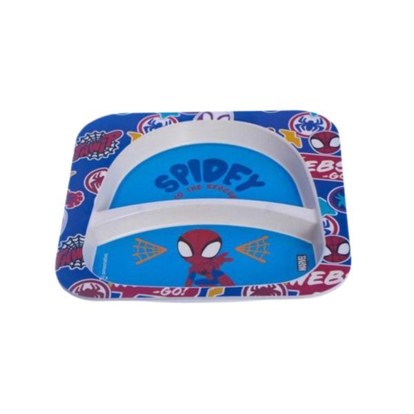 Imagem de Prato Kit Breakfast Spider Man 10025697 300ml Zonacriativa