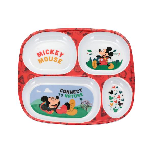 Prato Mickey Disney c/ Divisórias e Raso Melamine - Tuut - Yangzi Imagem de Prato Mickey Disney c/ Divisórias e Raso Melamine - Tuut
