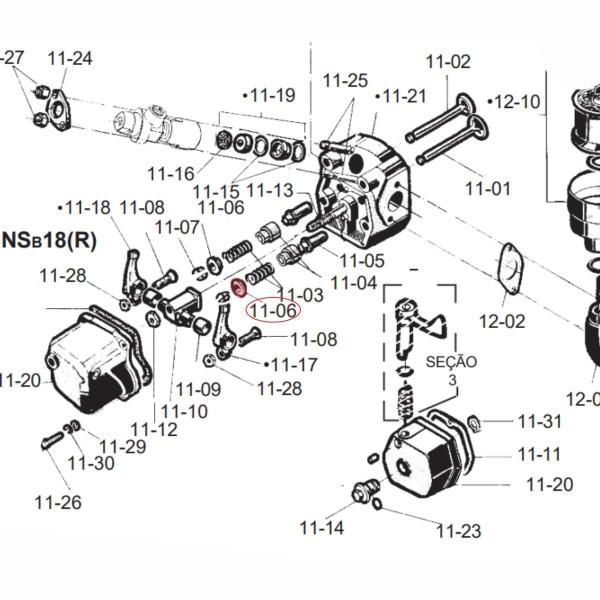 Imagem de Prato Mola Válvula Cabeçote Motor Yanmar NS18 Original