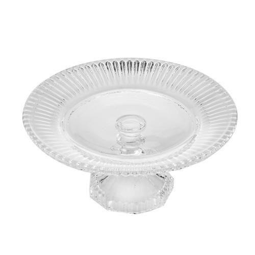 Prato P/Bolo C/Pe De Cristal Reinaissence 18,5X9,5Cm - Lyor Imagem de Prato P/Bolo C/Pe De Cristal Reinaissence 18,5X9,5Cm