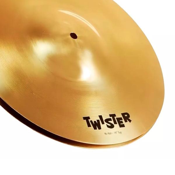 Imagem de Prato para Bateria Chimbal TWISTER Orion Hi HAT 14 Polegadas