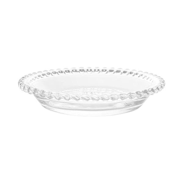 Imagem de Prato para Pão Cristal Transparente Pearl Wolff 14cm