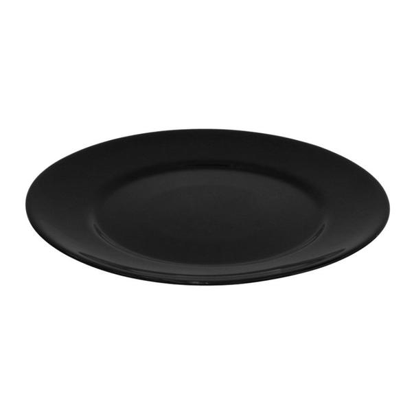 Imagem de Prato para sobremesa de opaline flare preto 19cm - hauskraft