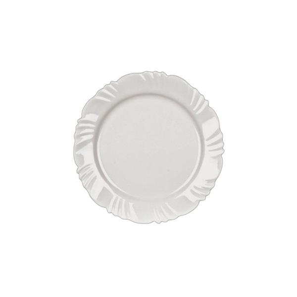 Imagem de Prato Pétala Sobremesa - Lanche -19cm Branco 01uni