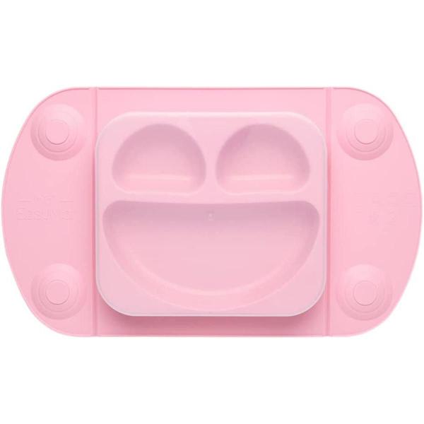 Prato Portátil De Silicone Para Bebê Rosa Prático Mimo Style Imagem de Prato Portátil De Silicone Para Bebê Rosa Prático Mimo Style