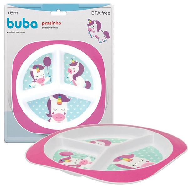 Prato Pratinho Com Divisórias Infantil Animal Fun Menino Menina - Buba - Plasútil Imagem de Prato Pratinho Com Divisórias Infantil Animal Fun Menino Menina - Buba