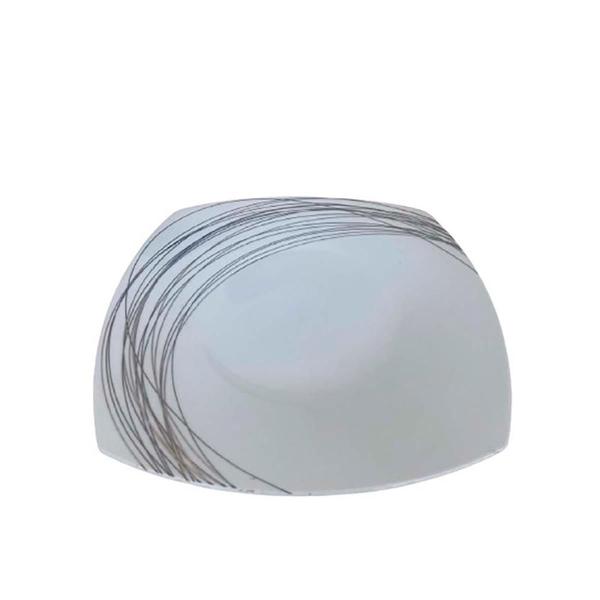 Prato Quadrado Porcelana Italiana Mesa Posta 26X26Cm Bugatti Imagem de Prato Quadrado Porcelana Italiana Mesa Posta 26X26Cm Bugatti