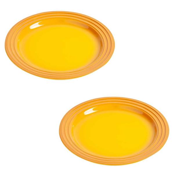 Imagem de Prato Raso 2 Peças 27 cm Amarelo Nectar Le Creuset