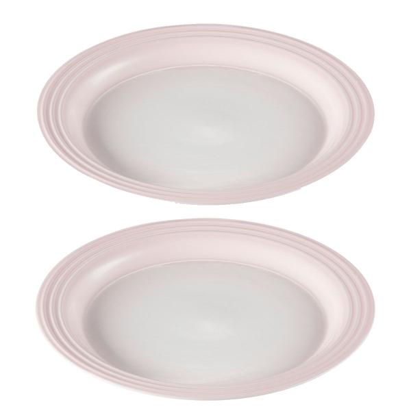 Prato Raso 27 cm Shell Pink 2 Peças Le Creuset Imagem de Prato Raso 27 cm Shell Pink 2 Peças Le Creuset