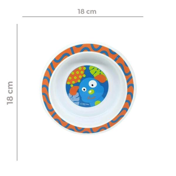 Prato Raso com Ventosa Infantil Chica e Doguito Multikids - Multilaser Imagem de Prato Raso com Ventosa Infantil Chica e Doguito Multikids