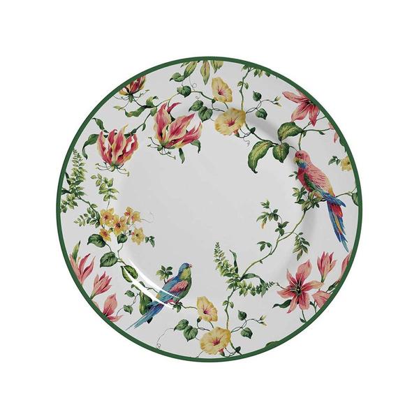 Imagem de Prato Raso de Cerâmica Flores Harmony 29cm 1ª Linha Allenaza