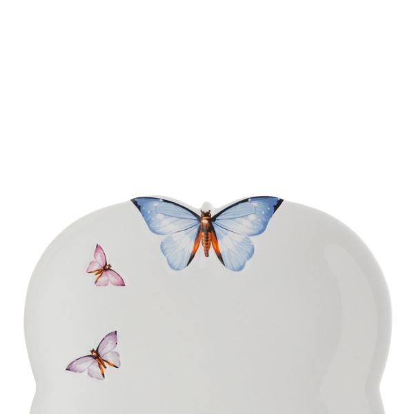 Imagem de Prato Raso de Porcelana Borboletas 24cm - Unid.