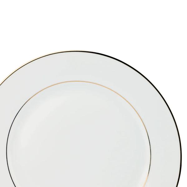 Prato Raso de Porcelana Majesty Gold 27cm - L'Hermitage Imagem de Prato Raso de Porcelana Majesty Gold 27cm - L'Hermitage