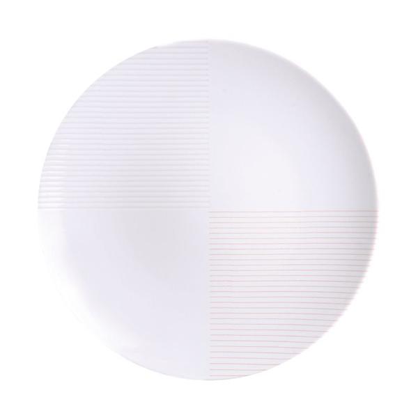 Prato Raso Grid em Porcelana Decorada 28 cm Tramontina Imagem de Prato Raso Grid em Porcelana Decorada 28 cm Tramontina