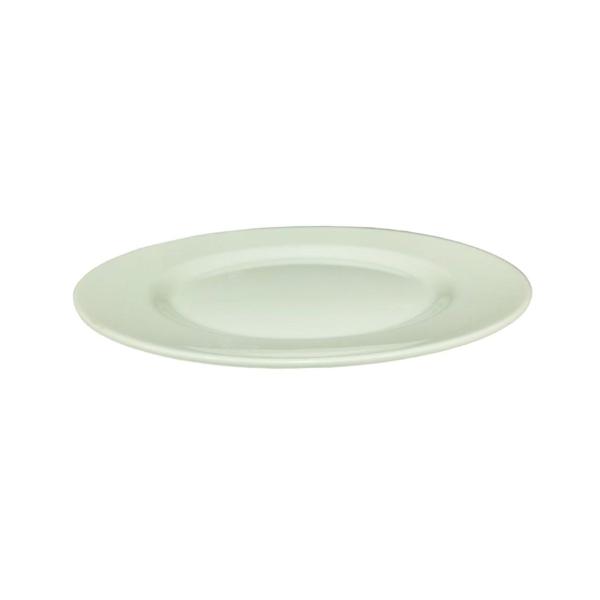 Imagem de Prato Raso Liso Branco De Porcelana Rutmar 28,5cm