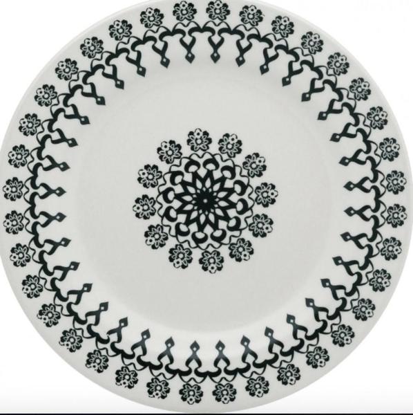 Prato Raso Mesa Folk 24 cm - Oxford Porcelanas Imagem de Prato Raso Mesa Folk 24 cm - Oxford Porcelanas