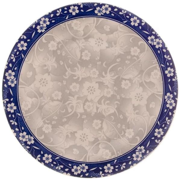 Imagem de Prato Raso Porcelana Blue Garden 26Cm Lyor