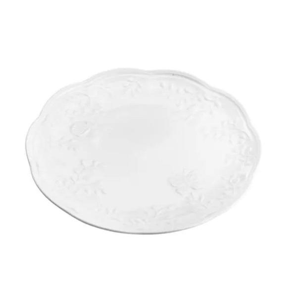 Prato Raso Porcelana New Bone Butterfly 26,5cm Branco Lyor Imagem de Prato Raso Porcelana New Bone Butterfly 26,5cm Branco Lyor