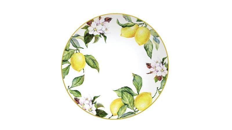 Imagem de Prato raso tramontina carmen em porcelana decorada 28 cm