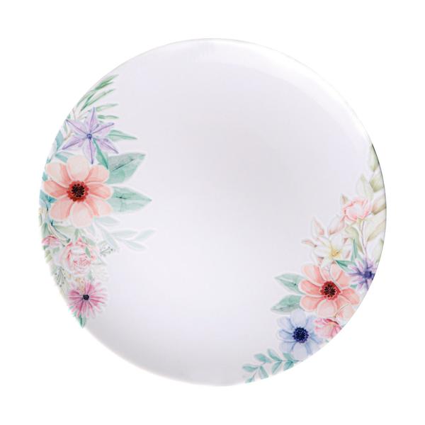 Imagem de Prato Raso Tramontina Floratta Porcelana Decorada 28cm