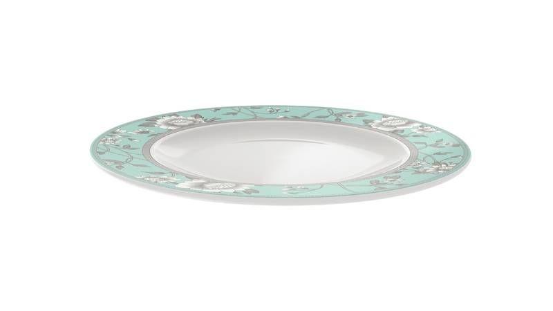 Imagem de Prato raso tramontina helen em porcelana decorada 27 cm