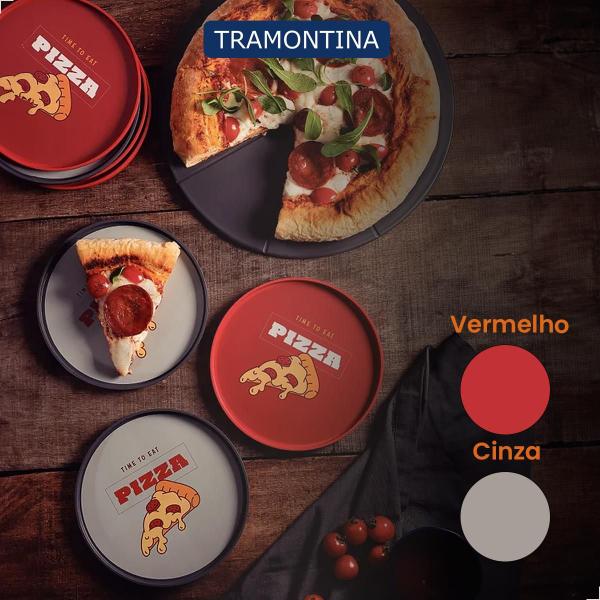 Imagem de Prato Servir Pizza Tramontina Polipripileno Restaurante Bar 23797950