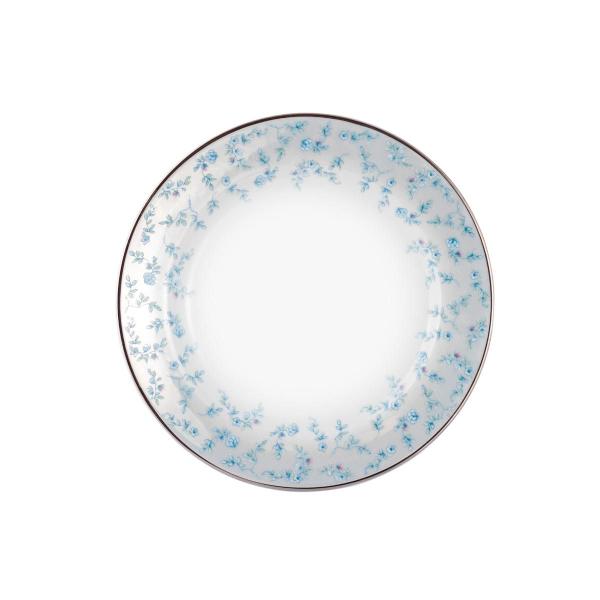 Prato Sobremesa 19cm Porcelana Schmidt - Dec Sensile Blu 2424 Imagem de Prato Sobremesa 19cm Porcelana Schmidt - Dec Sensile Blu 2424
