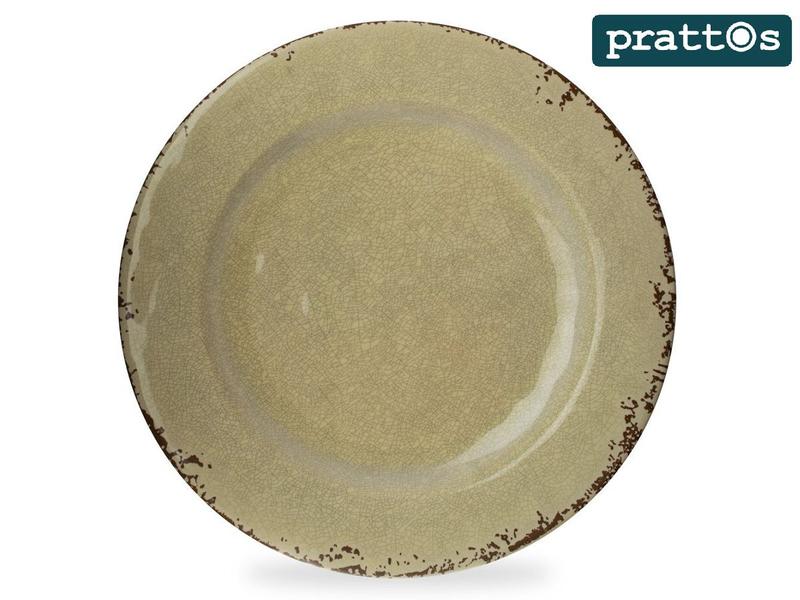 Imagem de Prato Sobremesa 22cm Cream em Louça Melamina - Prattos