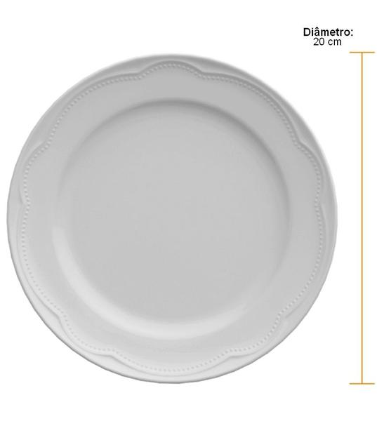 Prato Sobremesa Avulso 20cm Cottage Porcelana Germer Imagem de Prato Sobremesa Avulso 20cm Cottage Porcelana Germer