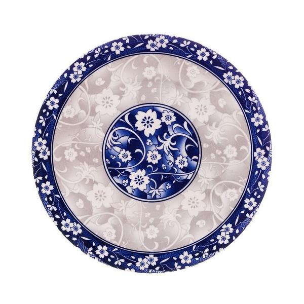 Imagem de Prato Sobremesa Blue Garden Porcelana 19,5Cm-8594