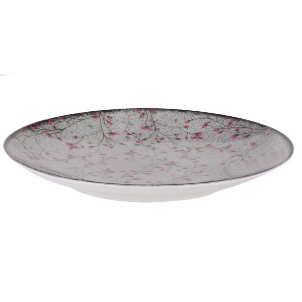 Imagem de Prato Sobremesa de Porcelana Decorada Floralis 19cm 1un - Tramontina 96580/081