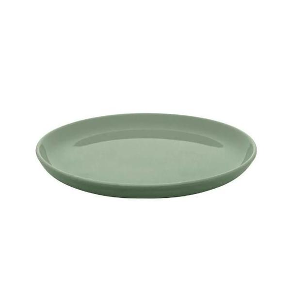 Imagem de Prato Sobremesa em Cerâmica Flat Matcha Verde 20cm - Oxford