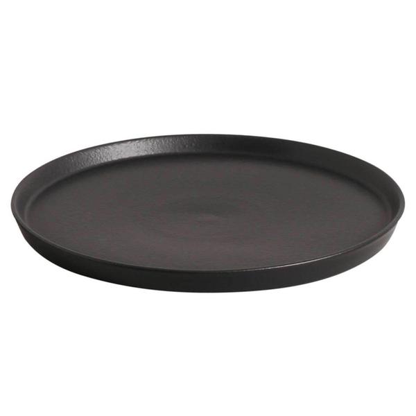 Imagem de Prato Sobremesa Neo Preto Matte Porto Brasil 21,5 cm