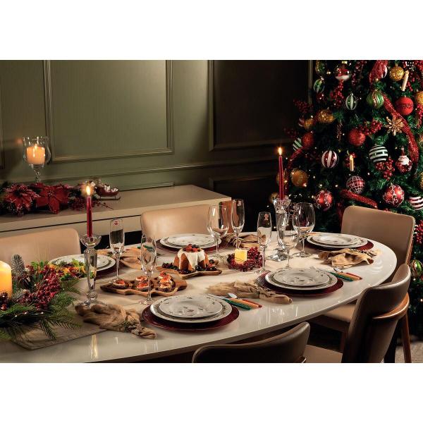 Prato Sobremesa Tramontina Casa Natal em Porcelana Decorada 21 cm Imagem de Prato Sobremesa Tramontina Casa Natal em Porcelana Decorada 21 cm