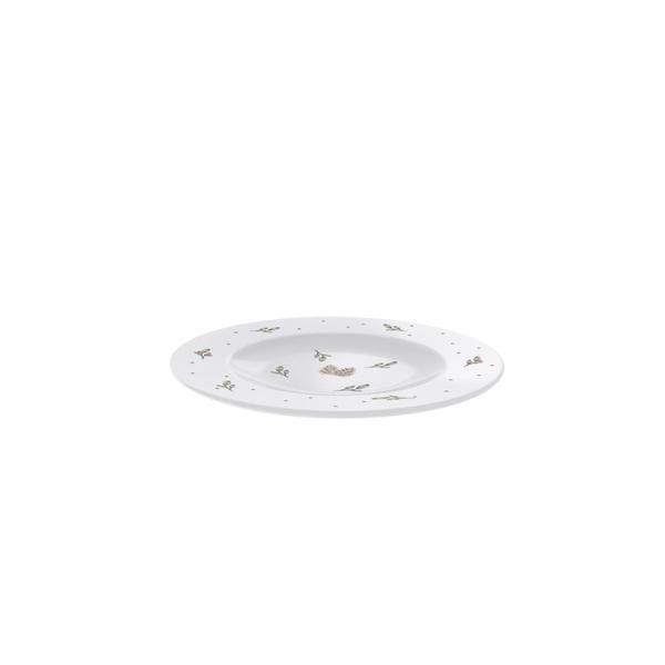Prato Sobremesa Tramontina Casa Natal em Porcelana Decorada 21 cm Imagem de Prato Sobremesa Tramontina Casa Natal em Porcelana Decorada 21 cm