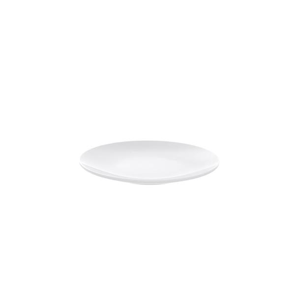 Prato Sobremesa Tramontina Leonora em Porcelana Branca 19 cm Imagem de Prato Sobremesa Tramontina Leonora em Porcelana Branca 19 cm