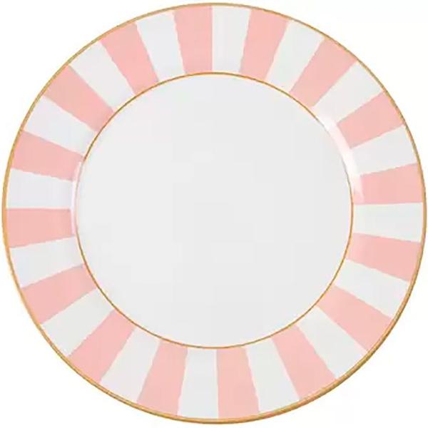 Imagem de Prato Sousplat Linha Stripe Rosa 34cm 1213 - Alleanza