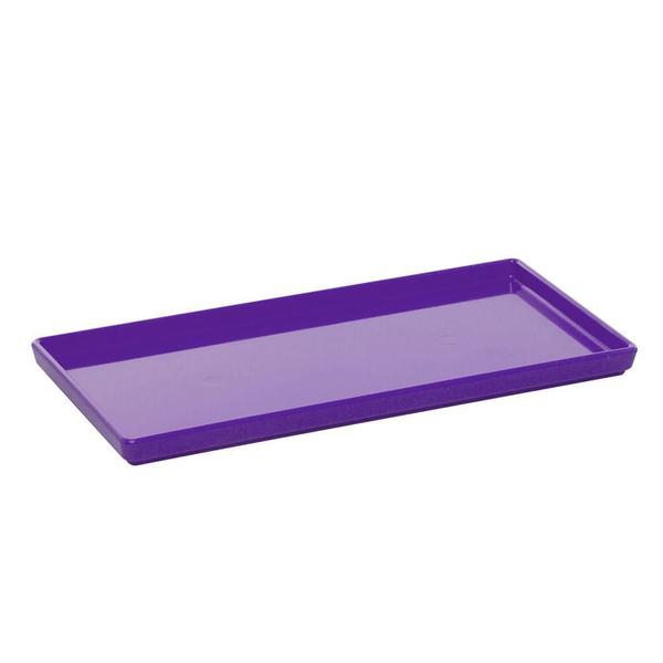 Imagem de Prato Square Vemplast 13,5X27 Tropical Polipropileno Roxo