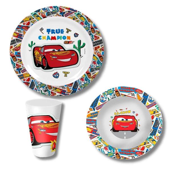 Prato Tigela E Copo Jogo Infantil Refeiçao Mcqueen Carros - Yangzi Imagem de Prato Tigela E Copo Jogo Infantil Refeiçao Mcqueen Carros